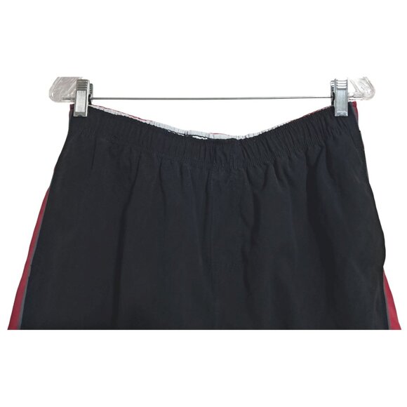 Vintage Y2K Quiksilver Board Shorts Black Red White Mesh Pockets Mens Size L Ear - Picture 4 of 11